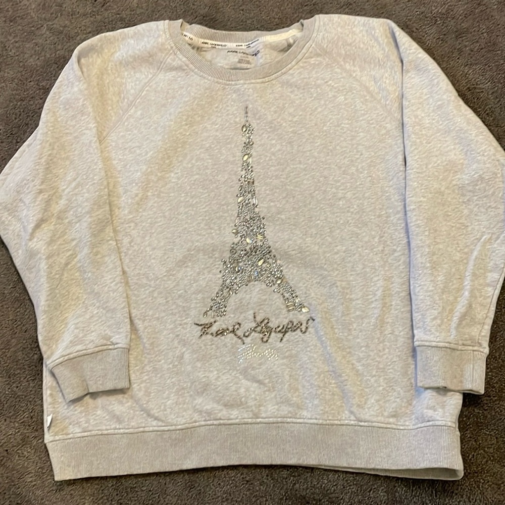Karl Lagerfeld Paris Sweatshirt - Eiffel Tower